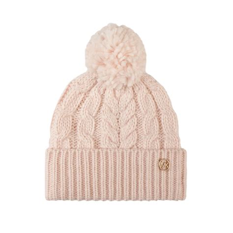 michael kors beanie with pom